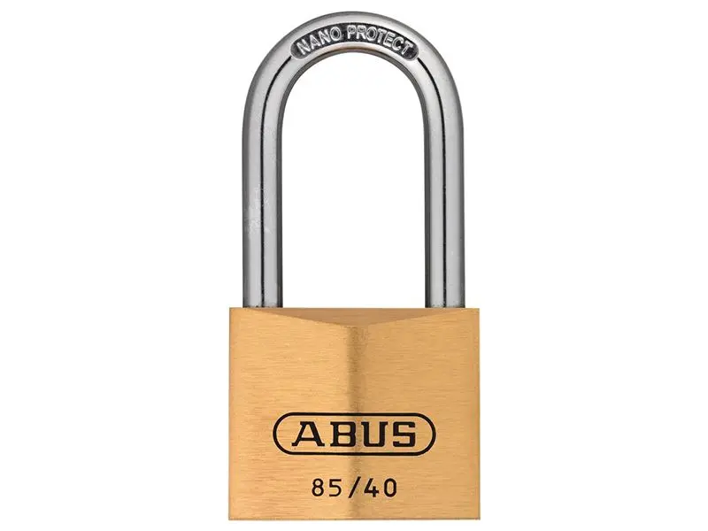 ABUS 85/40 Brass Padlock, 40mm Shackle - High Security