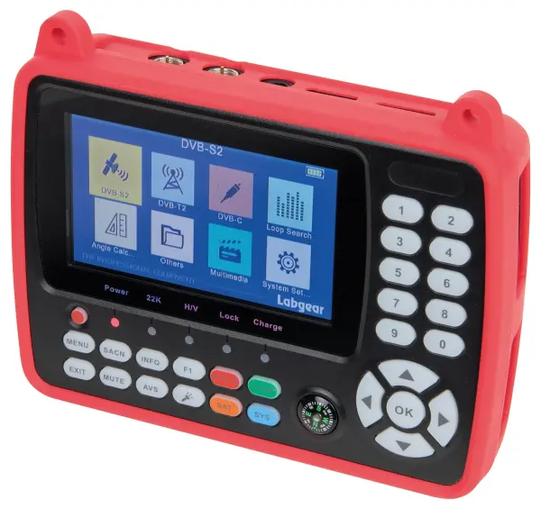LABGEAR Satellite/Terrestrial Signal Strength Meter DVB-S2/T2