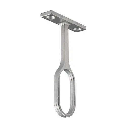 Timco Polished Chrome Centre Bracket for Oval Tube, 30x15mm