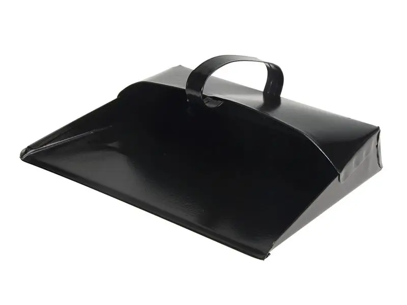 Faithfull Metal Dustpan, Sturdy Hooded Design, 280mm