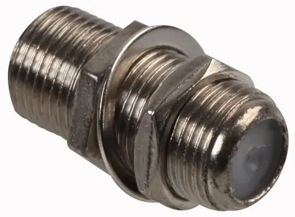 PRO SIGNAL Connettore Coassiale Doppio Femmina con Dado, Zincato