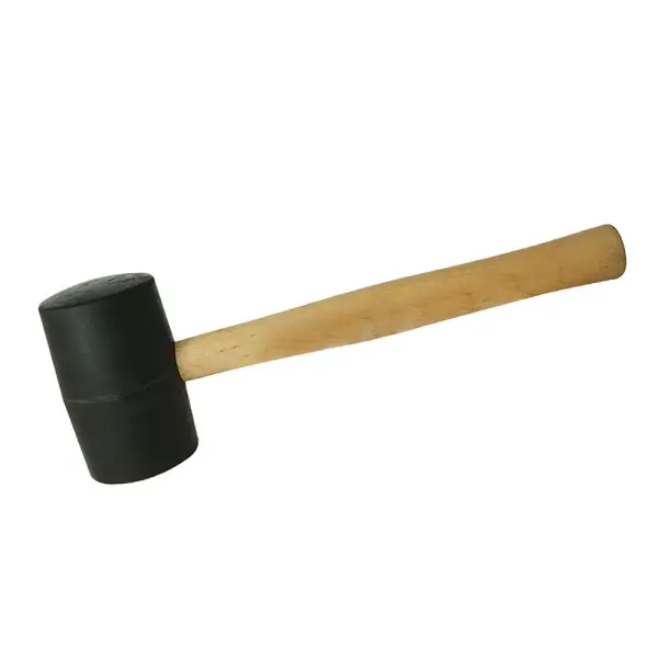 Silverline 32oz Black Rubber Mallet (907g)