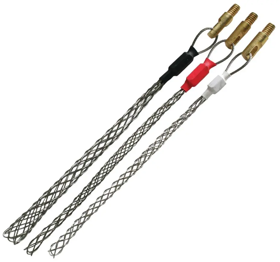 SUPER ROD Super Grip Pulling Sock Kit (4mm-15mm), 3-Pack, Stainless Steel