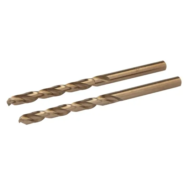 Silverline Cobalt Drill Bits Set, M35 Steel, 5.5mm, 2-Pack