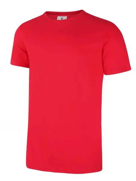 Uneek Unisex Olympic T-Shirt, 100% Cotton, Red, Size 2XL