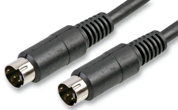 Câble S-VHS Mini-DIN mâle à mâle Pro Signal 4 broches, 1m noir