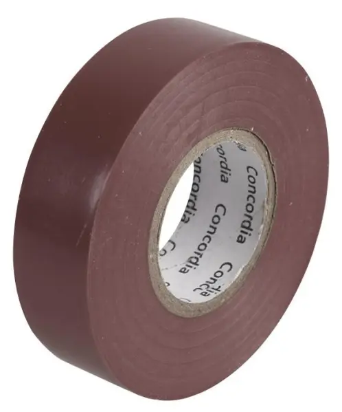Concordia Technologies PVC Insulation Tape Brown 19mm x 20m