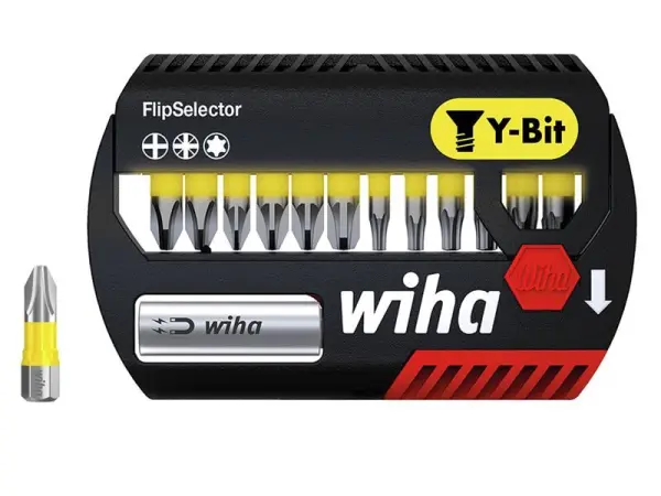 Wiha - Set Pemutar FlipSelector Y-Bit, 13 Keping
