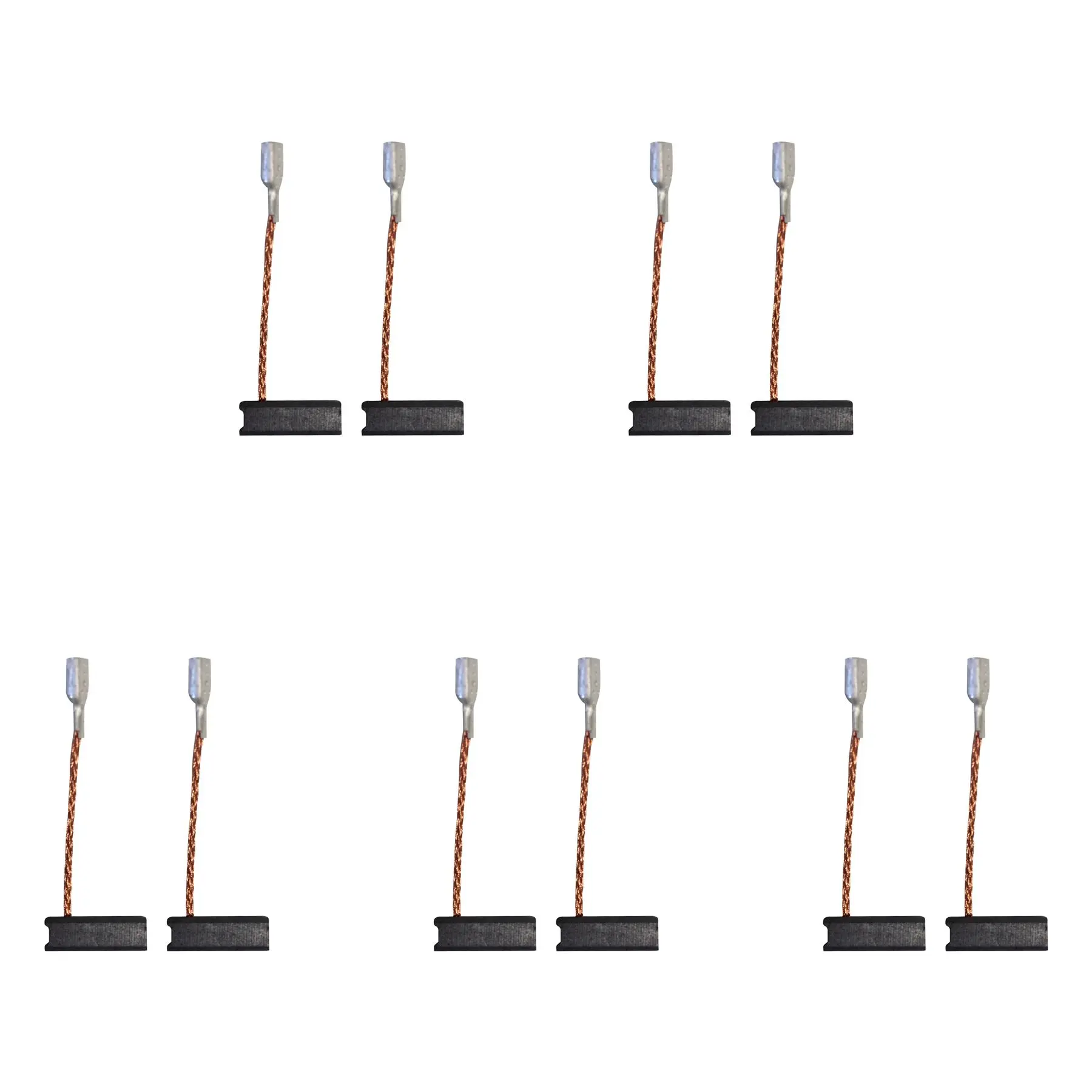 CarbonBr 碳刷 5套 (每套2個) 適用Milwaukee磨機 (尺寸: 5 X 8 X 15毫米)