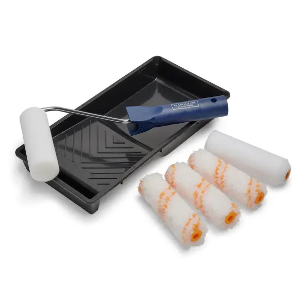 Hamilton For The Trade 4” Mini Paint Roller Kit, 7-Piece