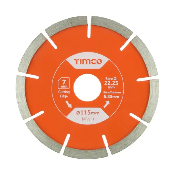 Timco Diamant-Mörtelfugenklinge - Segmentiert (115 x 22,2 mm - 1 Stück)