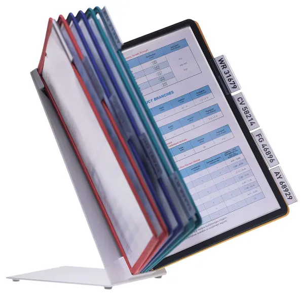 DURABLE VARIO A4 Table Display Panel System, 10 Page
