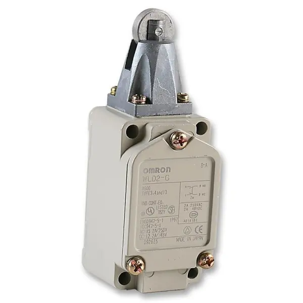 Omron WL Series Limit Switch, Roller Plunger, 10A