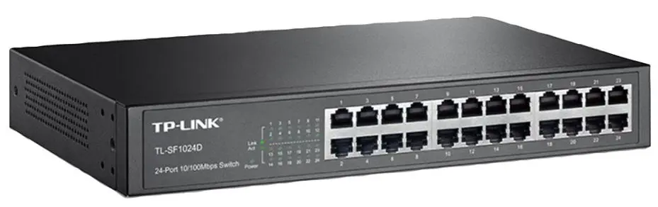 TP-Link 24-Port Fast Ethernet Switch, Desktop/Rack Mount