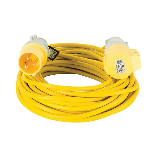 Defender - Kabel Sambungan Kuning 2.5mm² 16A 14m - 110V