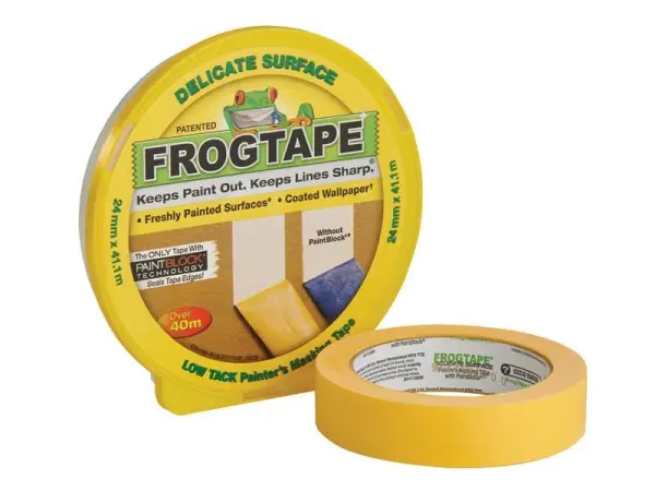 Shurtape FrogTape® Nastro Adesivo per Superfici Delicati 24mm x 41.1m