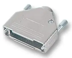 MH CONNECTORS כיסוי D-Sub, אבץ, 9 פינים, כניסה עליונה