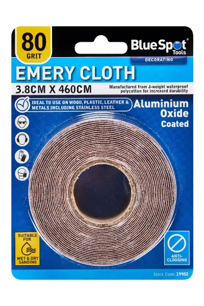 Blue Spot Tools - Schuurpapier AA80 Korrel, 3.8cm x 460cm