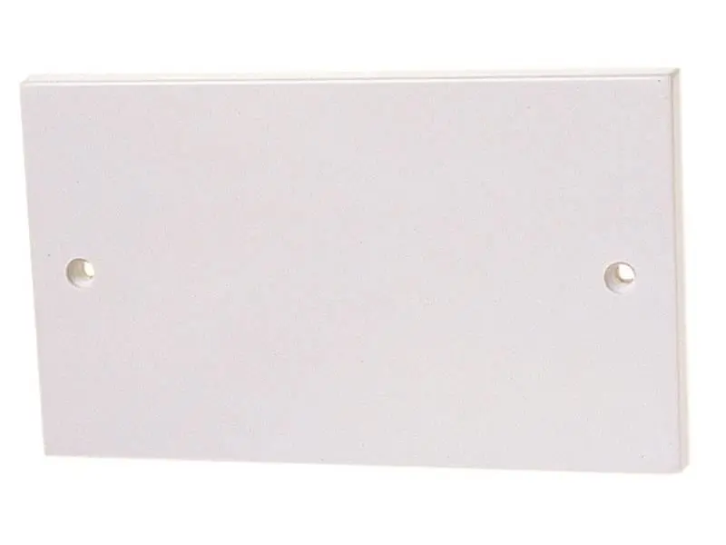 Dencon ダブルブランキングプレート ホワイト 成形プラスチック製