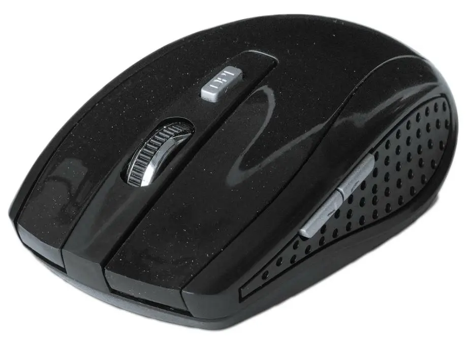 COMPOINT Wireless Optical Mouse, Black, 1600 DPI