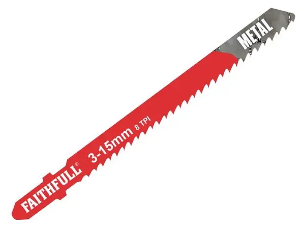 Faithfull Lâminas de Serra de Sabre para Metal T127D, Pack de 5