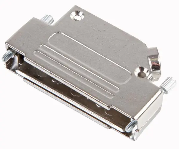 MH CONNECTORS Capot D-Sub em Níquel, Entrada a 45°, 37 Vias