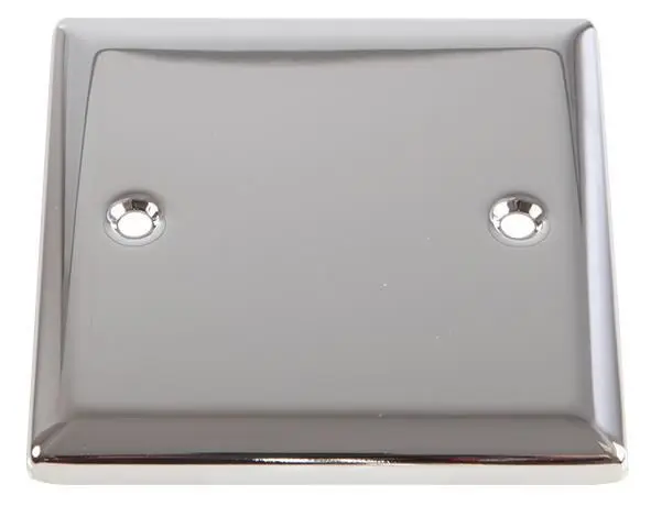 Volex 1갱 앵글 엣지 블랭킹 플레이트, 폴리시드 크롬