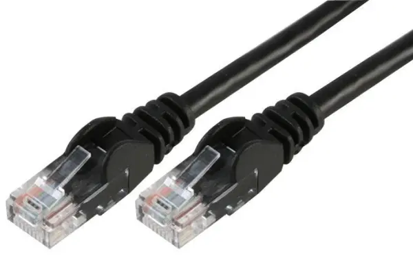 PRO SIGNAL 2m Cat5e スナッグレス UTP イーサネットケーブル ブラック