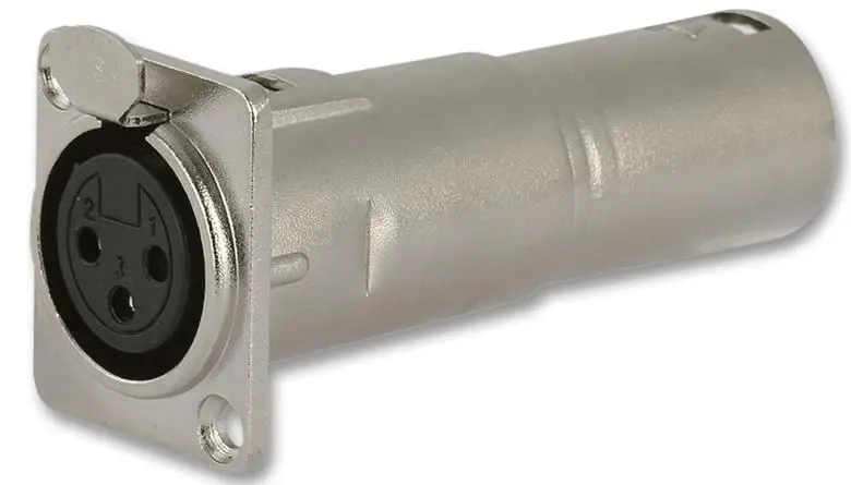 DAP AUDIO Adaptér XLR soket na Panel k zástrčce