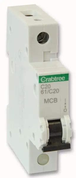CRABTREE Starbreaker SP Type C 20A MCB, 230V