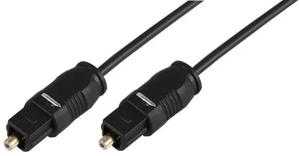 PRO SIGNAL TOSLink Optical Audio Cable, 5m Black, Gold Connectors