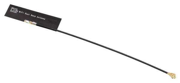 Molex / Brad 2.4GHz/5GHz Omnidirectional Wi‑Fi Antenna, 3.3dBi Gain