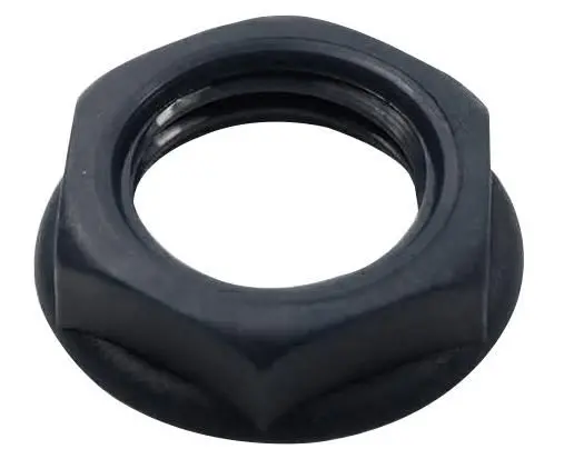 CLIFF Electronic Components Black Nut for 6.35mm Jack Sockets, 10 Pack