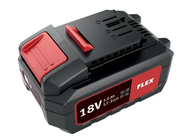 FLEX Power Tools Batteria Li-ion 18V 5.0Ah con Indicatore di Carica