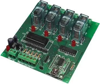 Carte relais USB 4 canaux CEBEK, 3A 250V