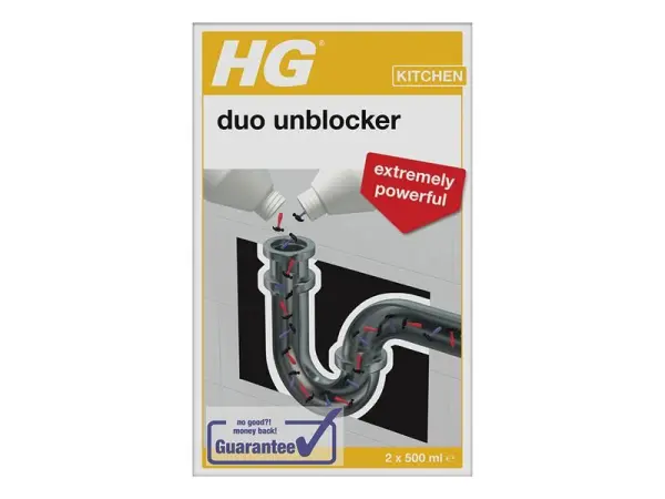 HG Duo Odstraňovač ucpaných odpadů, 1 litr
