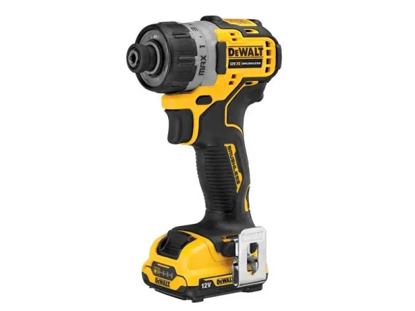 DeWALT DCF601D2 XR Atornillador sin Escobillas 12V, 2 x 2.0Ah Li-ion