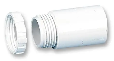 PRO POWER - Tionscnóir Fireann 20mm Bán le haghaidh Conduit