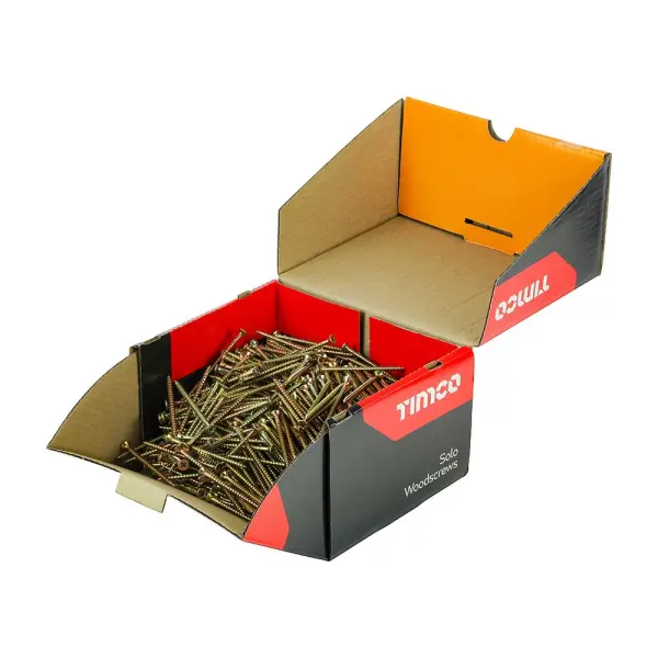 Timco Solo Houtschroevenpakket - 5.0 x 80mm, 1000 stuks