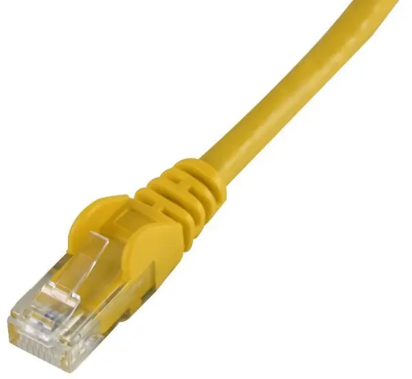 Pro Signal 3m žlutý Cat6 kabel UTP Ethernet s ochranou konektoru