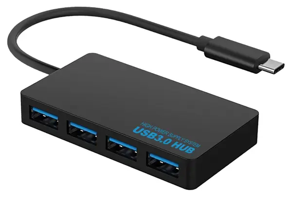 DYNAMODE USB-C 4 Port USB 3.0 Hub, 56g