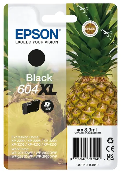 EPSON 604XL High Capacity Original Ink Cartridge - Black