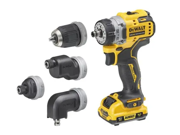 DeWALT DCD703L2T XR 12V多功能锂电钻头驱动器 附2个3.0Ah锂电池