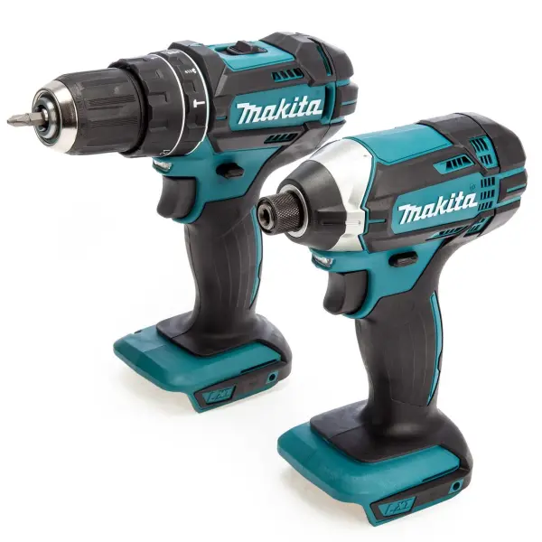 Makita DLX2131ZZ Paca Céille - Dril Comhpháirteach 18V & Tiománaí Tutthiomchar