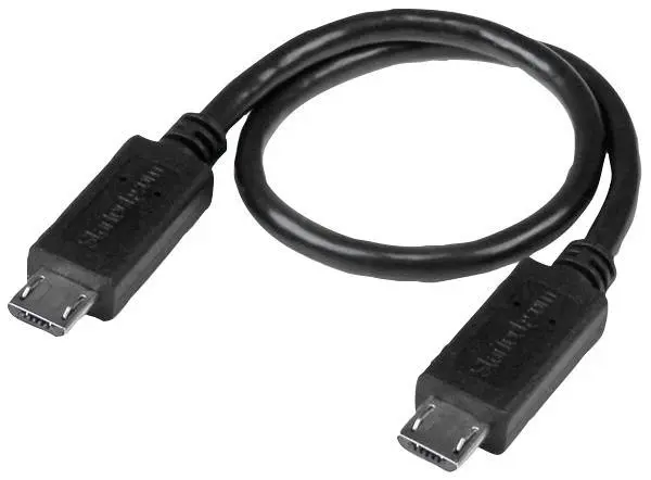 StarTech Micro USB OTGケーブル 0.2m ブラック