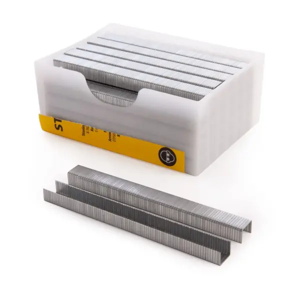 Stanley - Agrafes renforcées 8mm, zinguées, lot de 5000
