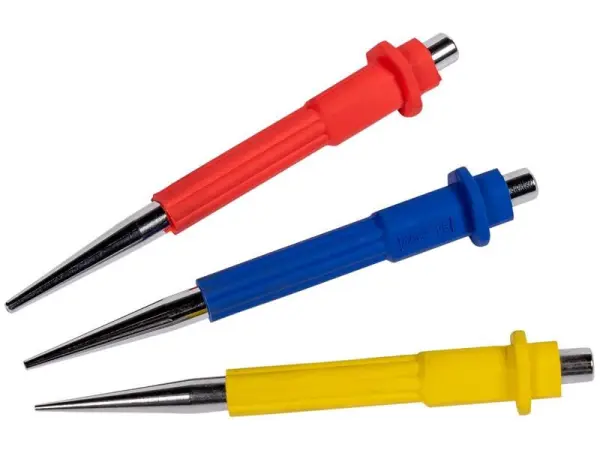 Roughneck Set di 3 Punteruoli con Impugnature a Colori