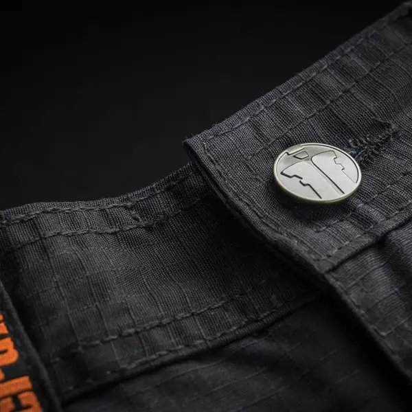 Scruffs Trade Flex Shorts - Μαύρο, Μέση 30 ίντσες, Ripstop Υλικό