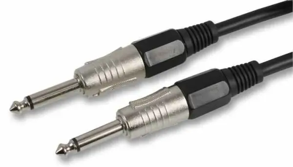 Pro Signal Cabo com Jack Mono 6.35mm, 10m Preto