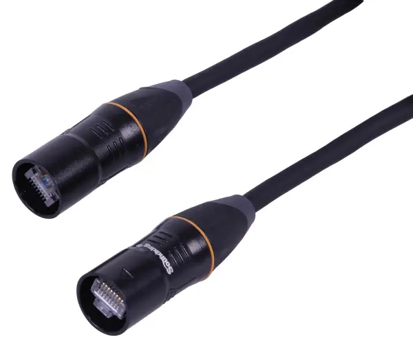 Pulse UK Limited RJ45 to RJ45 Cat5e SF/TP Stage Lead with Protective Shells - 7.5m